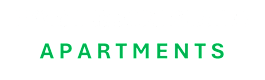 A sign that says "Hornbrook Estates Apartments" in green text.