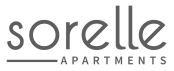 the logo for soar apartments with a white background