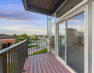 In the Hibiscus floor plan, enjoy the amazing view from your private, spacious and patio.