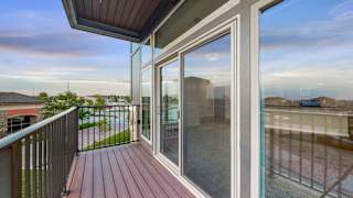 In the Hibiscus floor plan, enjoy the amazing view from your private, spacious and patio.