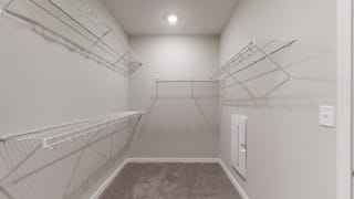 You&#x27;ll love the large walk-in closet in the master bedroom in the Hibiscus floor plan.