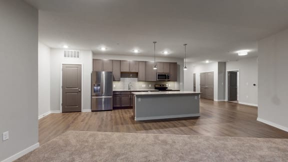 The spacious and open floor plan of the Hibiscus is great for entertaining!