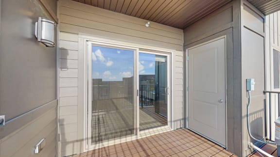 In the Snowdrop with den floor plan, enjoy the view from your spacious and patio.