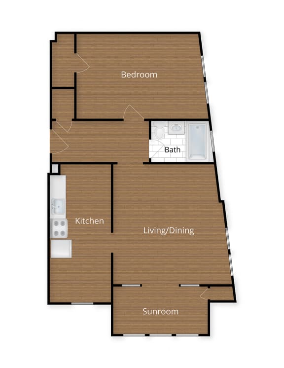 One Bedroom Apartment located in Petworth