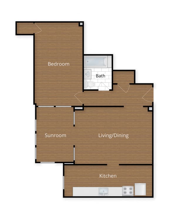 One Bedroom Apartment located in Petworth