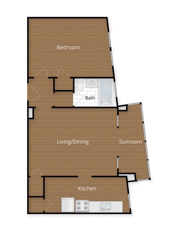 One Bedroom Apartment located in Petworth