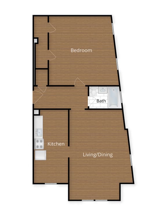 One Bedroom Apartment located in Petworth