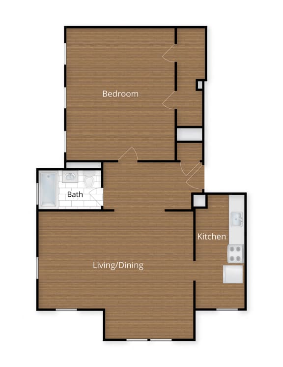 One Bedroom Apartment located in Petworth
