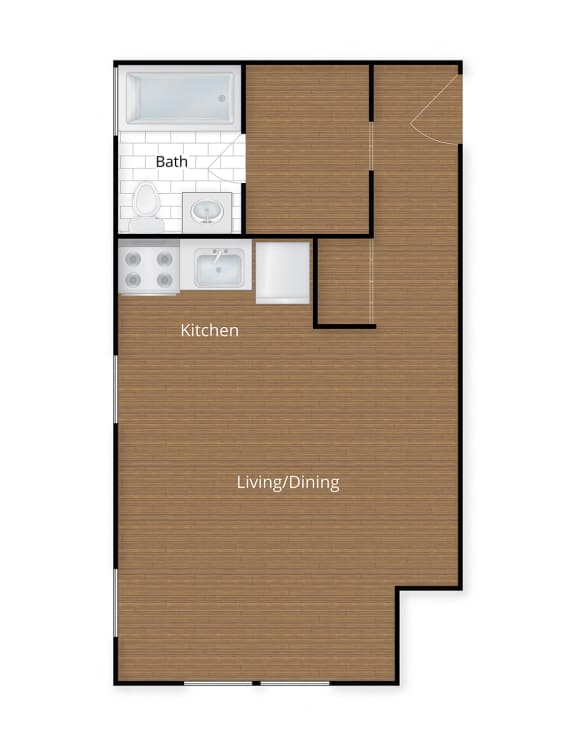 Studio Apartment located in Petworth