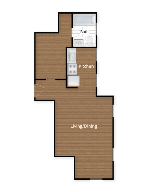 Studio Apartment located in Petworth