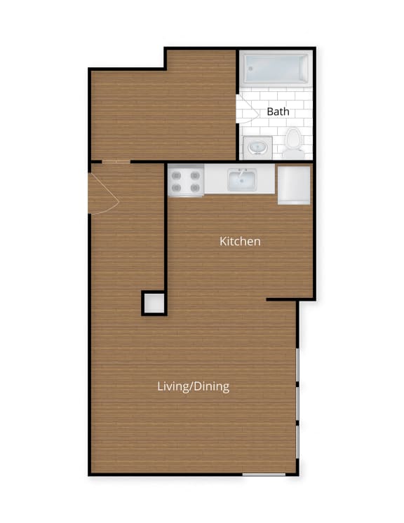 Studio Apartment located in Petworth