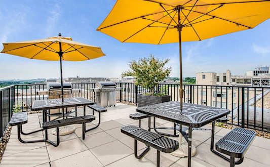 Rooftop deck York and Potomac Park in Washington, DC 20006