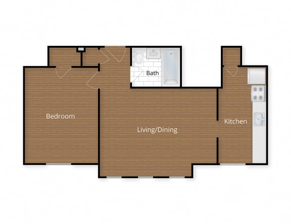 One Bedroom Apartment located in Petworth