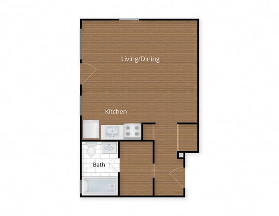 Studio Apartment located in Petworth