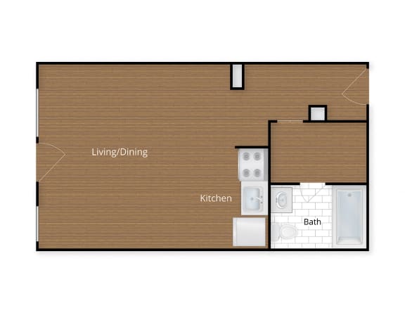 Studio Apartment located in Petworth