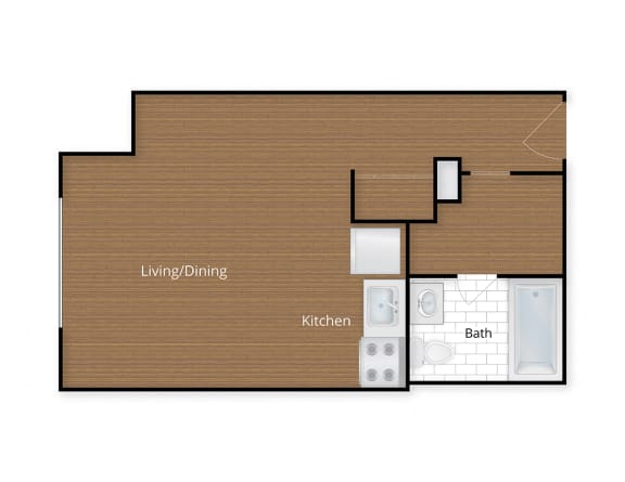 Studio Apartment located in Petworth