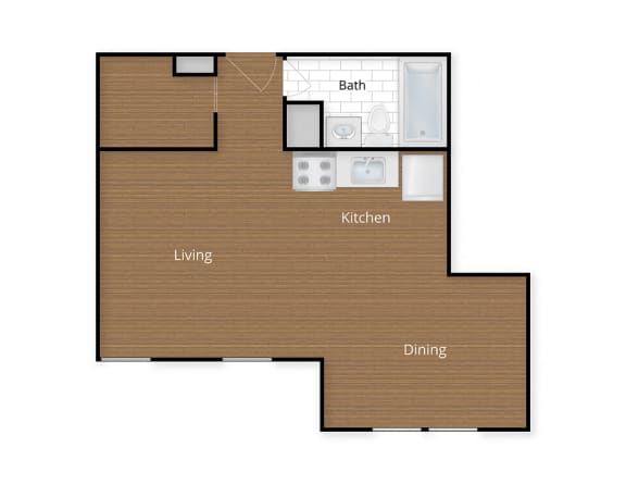 Studio Apartment located in Petworth