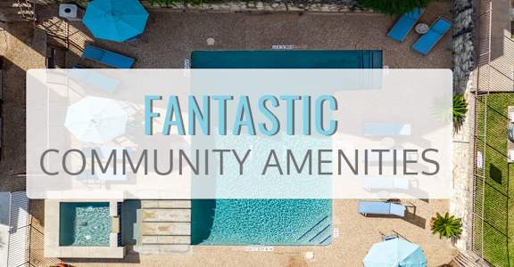 Blue Pool Fantastic Amenity at Wildwood Apartments,  CLEAR Property Management, Austin, TX, 78752
