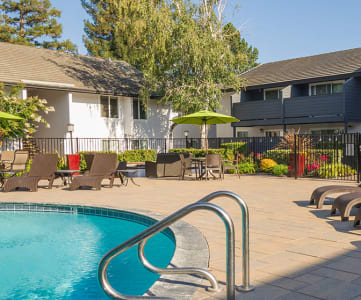 Relax by the Pool at The Meridian in Walnut Creek, CA