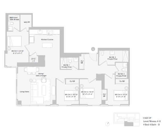 Floor Plan  Bow II | Co-living