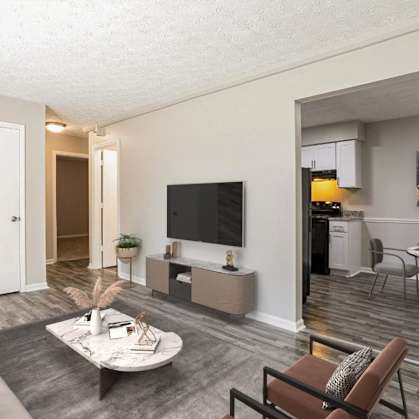 Living Room and Kitchen at Rivers at Bluegrass, Lexington, 40503