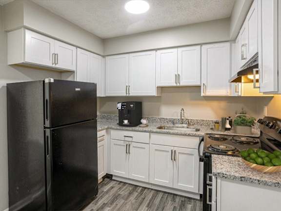 Modern Kitchen with appliances at Rivers at Bluegrass, Lexington, KY
