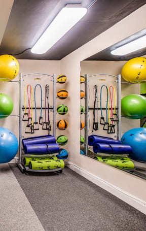 Fitness center at Connecticut Gardens, Washington, 20009