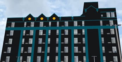 the building in which the hotel is located at Delmar Loop Apartments, St. Louis, MO, 63112