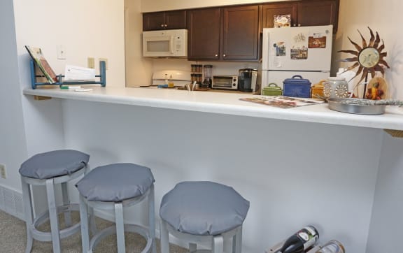 Kitchen at Spring Creek Townhomes, Illinois