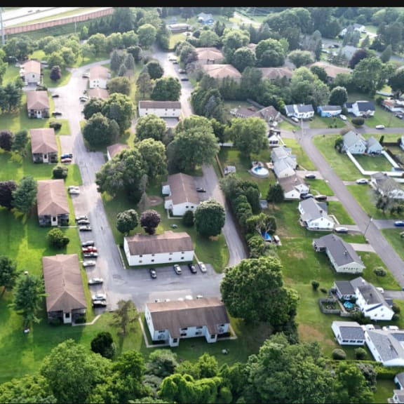 aerial view of the property