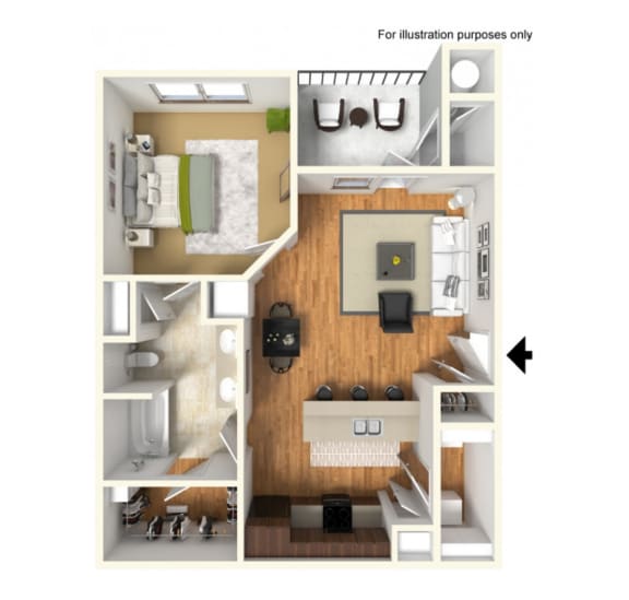 A3 Apartment Floorplan