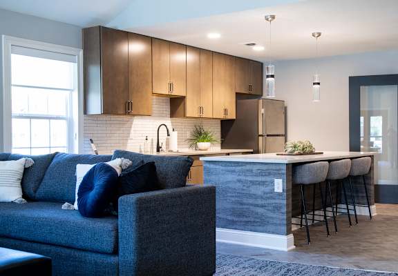 Clubhouse Kitchen Area at Governor Square Apartments, Carmel, 46032