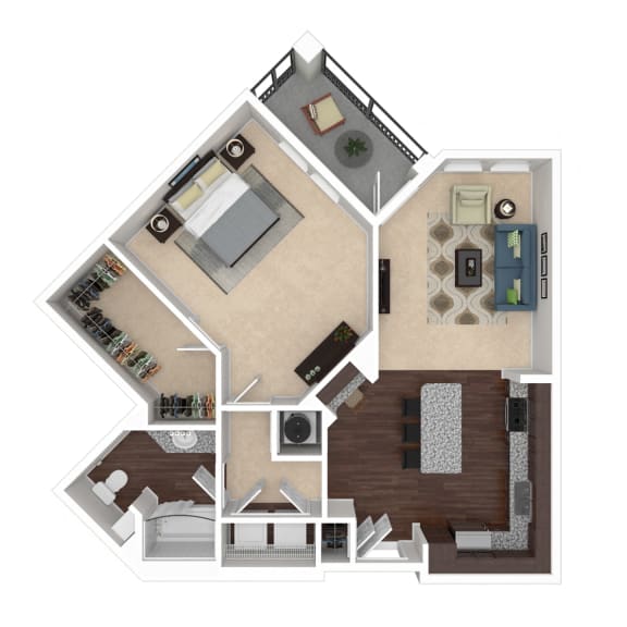 1 bed 1 bath D at Integra 360 Apartments, Winter Springs, FL