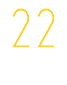 A large yellow number 22 centered on a black background.