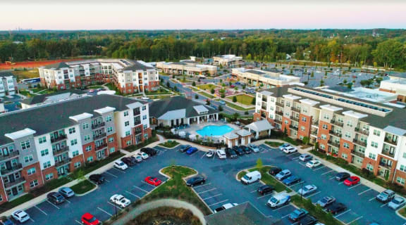 Breathtaking View Of Pointe at Prosperity Village in North Carolina Apartments