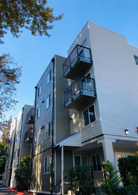 Building Exterior at West Mall Place Apartment Homes, Everett, Washington