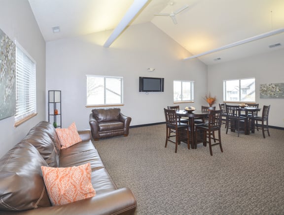 Clubhouse Lounge and Dining Area