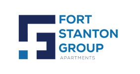 A logo for Fort Stanton Group Apartments is displayed.