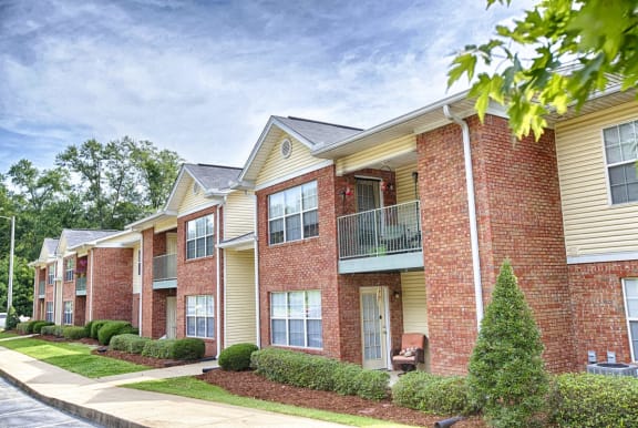 Studio Apartment Floor Plan - Forest Trail Apartment Homes Northport, AL, Exterior well maintained grounds