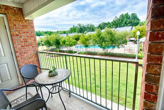 Forest Trail Apartment Homes Northport, AL, Private patio