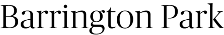 The image displays the words  at Barrington Park Apartments, Virginia, 20110