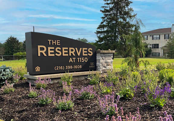 Property Signature at The Reserves at 1150 Apartments, Integrity Realty LLC, Parma, OH 44134