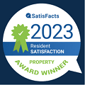 a speech bubble with the logo of the 2014 salvation army 23rd anniversary award winners at Yorktowne Townhomes Apartments, Hanover