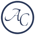 A black circle with the letters AC in it.