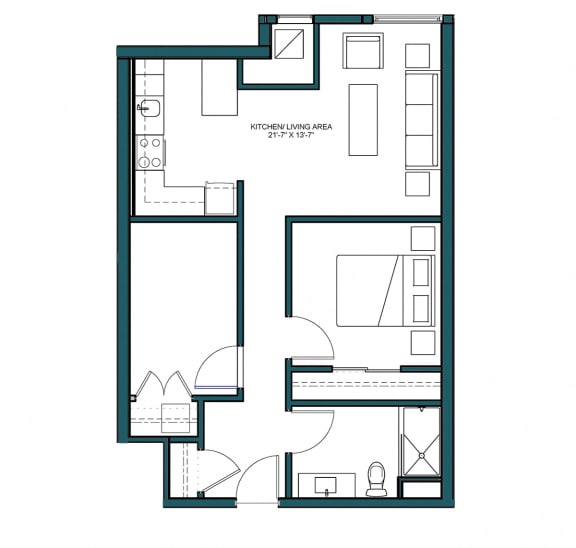 Floor Plan  Residence - B2.A