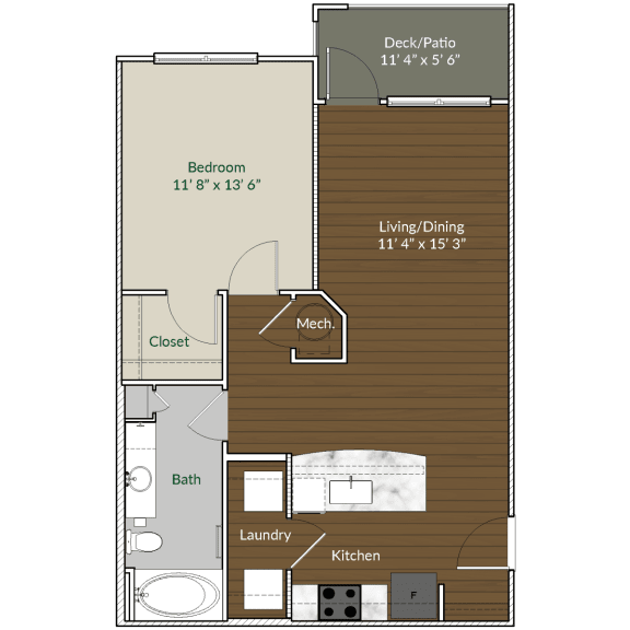Our A1 Floorplan Our A1 Floorplan at Apartments @ Eleven240, Charlotte