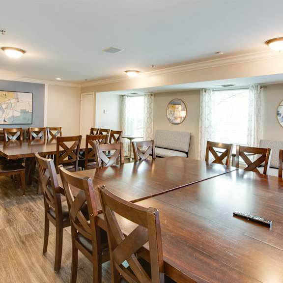 Game room with plenty of seating space