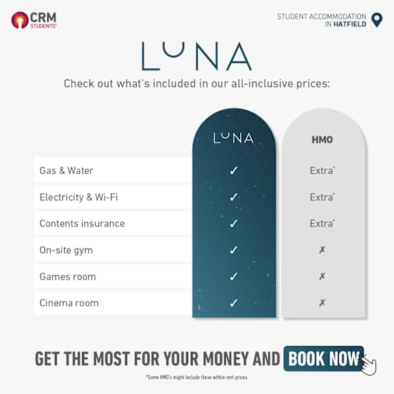 a poster for a book at luna for your exclusive offer below