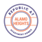 the logo for republic at alamo heights apartment homes