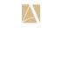 a logo with a geometric triangle on a brown background at Auxo at Memorial, Houston, TX